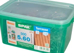 Brico Spax Terrasschroef A2 Rvs 60X5Mm 500St- Tuinbeslag & Terrasschroeven