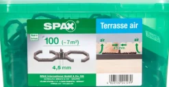 Brico Spax Terrasverhoger Air Hkb L 4,5Mm 100St- Tuinbeslag & Terrasschroeven