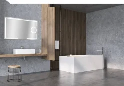 Spiegels|Brico Spiegel Brett Rechthoek Met Ledverlichting Touch Sensor En Spiegelverwarming 70X120Cm