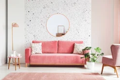 Spiegels|Brico Spiegel Lounge Rond Rosegoud O80Cm