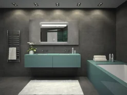 Spiegels|Brico Spiegel Portland Rechthoek Met Ledverlichting En Touch Sensor 70X100Cm