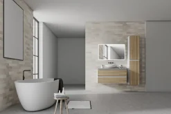 Spiegels|Brico Spiegel Renzo Rechthoek Met Ledverlichting Touch Sensor En Spiegelverwarming 70X120Cm