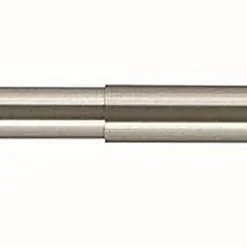 Douchegordijnstangen|Brico Spirella Douchestang Kreta 75-125Cm Zilver Geborsteld