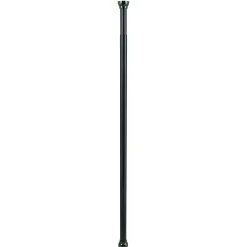 Douchegordijnstangen|Brico Spirella Douchestang Kreta 75-125Cm Zwart