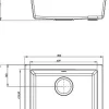 Keukenbladen & Spoelbakken|Brico Spoelbak Evo 1Xl Bak 50X44X19Cm Composiet Wit