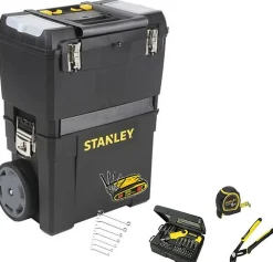 Gereedschapskoffers|Brico Stanley Gereedschapskoffer Essential Workcenter – 38 Stuks