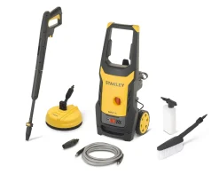 Hogedrukreinigers|Brico Stanley Hogedrukreiniger Sxpw14Pe- 1400W - Max. 110 Bar - 390 L/H - Incl. 5M Slang - Accessoires – Terrasreiniger