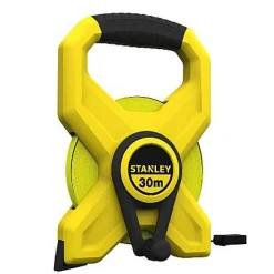 Rolmeters|Brico Stanley Landmeter 'Long Tape' Glasvezel 60 M