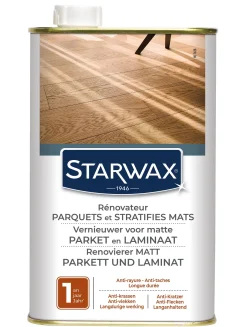 Vloerreiniging|Brico Starwax Vloervernieuwer Parket En Laminaat Mat 1L