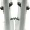 Huishoudladders|Brico Steppy Huishoudtrap Aluminium Dubbel 3 Treden Platform 31X20 Cm
