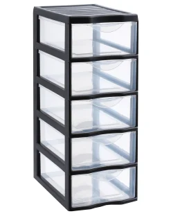 Manden & Boxen|Brico Sundis Ladesysteem Zwart Transparant 5X8L