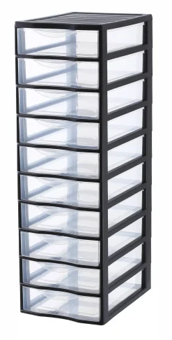 Manden & Boxen|Brico Sundis Opbergtoren 81,5X26X36,5Cm Met 10 Laden