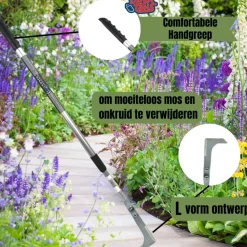 Brico Synx Tools Voegenmes Telescopisch 76/117 Cm- Onkruidverdelgers