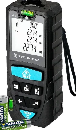 Lasermeters|Brico Techweise Laser Afstandsmeter 50M - Met Alle Meetopties