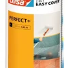 Brico Tesa Afplaktape Easy Cover Perfect + Dispenser & Refill 33Mx1,40M- Afdekfolie & Bescherming