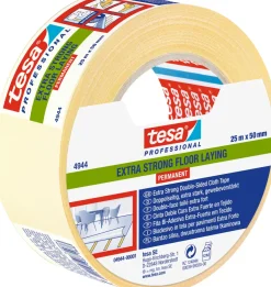 Brico Tesa Dubbelzijdig Kleefband Extra Sterk Geel 25Mx50Mm- Technische Tape