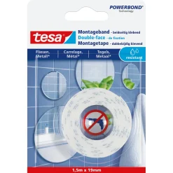 Tape & Lijm|Brico Tesa Powerbond 77744 Dubbelzijdige Bevestigingstape Voor Tegels En Metaal 100 Kg/M