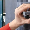 Brico Tesa Powerbutton Haak Rond Glanzend Mat Chroom 6Kg- Ophangsystemen