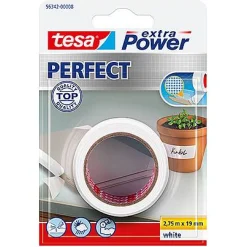 Tape & Lijm|Brico Tesa Tape Extra Power 'Perfect' Wit 2,75 M X 19 Mm
