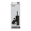 Toiletaccessoires|Brico Tiger Accessoireset Boston - Toiletborstel Met Houder Vrijstaand - Toiletrolhouder - Haak – Zwart