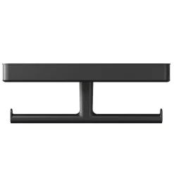 Toiletaccessoires|Brico Tiger Carv Toiletrolhouder Met Planchet Zwart