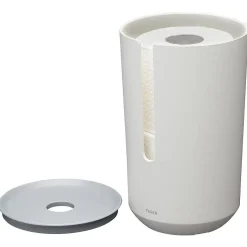 Toiletaccessoires|Brico Tiger Tess Reserverolhouder Met Deksel Vrijstaand Wit/Lichtgrijs