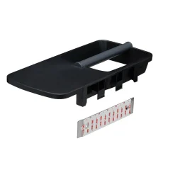 Toiletaccessoires|Brico Tiger Tess Toiletrolhouder Met Planchet Zwart/Antraciet