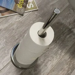 Toiletaccessoires|Brico Tiger Toiletrolhouder Boston Staand Rvs Glans