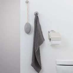 Toiletaccessoires|Brico Tiger Toiletrolhouder Met Klep Boston Rvs Geborsteld