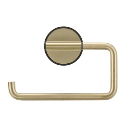 Toiletaccessoires|Brico Tiger Toiletrolhouder Tune Zonder Klep Messing Geborsteld / Zwart