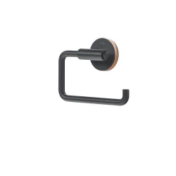 Toiletaccessoires|Brico Tiger Toiletrolhouder Urban Zwart Mat