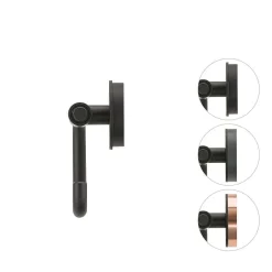 Toiletaccessoires|Brico Tiger Toiletrolhouder Urban Zwart Mat