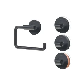 Toiletaccessoires|Brico Tiger Toiletrolhouder Urban Zwart Mat