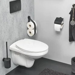 Toiletaccessoires|Brico Tiger Urban Reserverolhouder Zwart