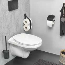 Toiletaccessoires|Brico Tiger Urban Reserverolhouder Zwart