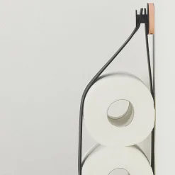 Toiletaccessoires|Brico Tiger Urban Reserverolhouder Zwart