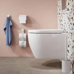 Toiletaccessoires|Brico Tiger Urban Toiletborstel Met Houder Wit