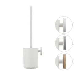 Toiletaccessoires|Brico Tiger Urban Toiletborstel Met Houder Wit