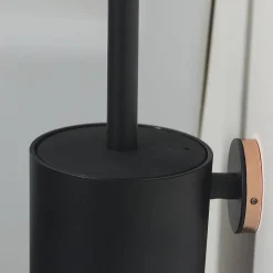 Toiletaccessoires|Brico Tiger Urban Toiletborstel Met Houder Zwart