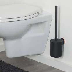 Toiletaccessoires|Brico Tiger Urban Toiletborstel Met Houder Zwart
