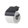 Toiletaccessoires|Brico Tiger Urban Toiletrolhouder Met Klep Zwart