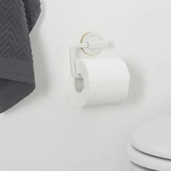 Toiletaccessoires|Brico Tiger Urban Toiletrolhouder Zonder Klep Wit