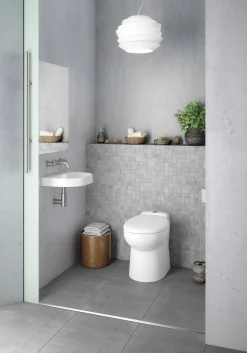 Vergruizers|Brico Toilet Met Vermaler Watersan 550 Wit