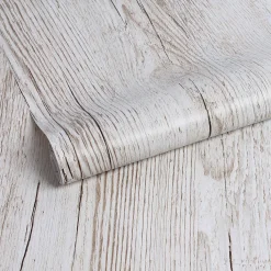 Muurdecoratie|Brico Transform Zelfklevende Decoratiefolie Whitewash Wit 67,5X200Cm