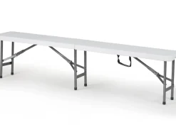 Brico Tuinbank Party Opvouwbaar Wit 181X30X43Cm- Tuinbanken