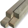 Brico Tuinpaal Hout Vintage Grijs 6,8X6,8X180Cm- Tuinpalen