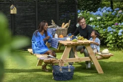 Brico Tuinpaal Zwarte Den S4S 8,8X8,8X270Cm- Tuinpalen