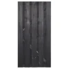 Brico Tuinpoort Zwart Dennenhout 90X180Cm- Tuindeuren