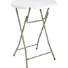 Brico Tuintafel Party Staand Wit O80Cm- Tuintafels
