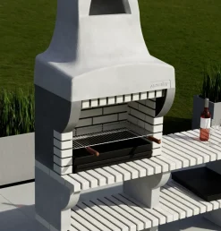 Brico Tuozi Stenen Barbecue Bailen Plus 86,5X58X220Cm- Betonnen Barbecue